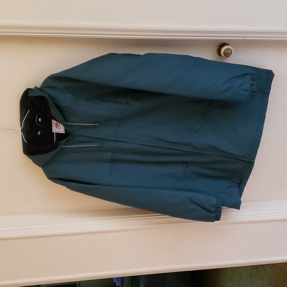 Vintage Perry Ellis America Green Jacket With Hood Size M - Picture 8 of 10